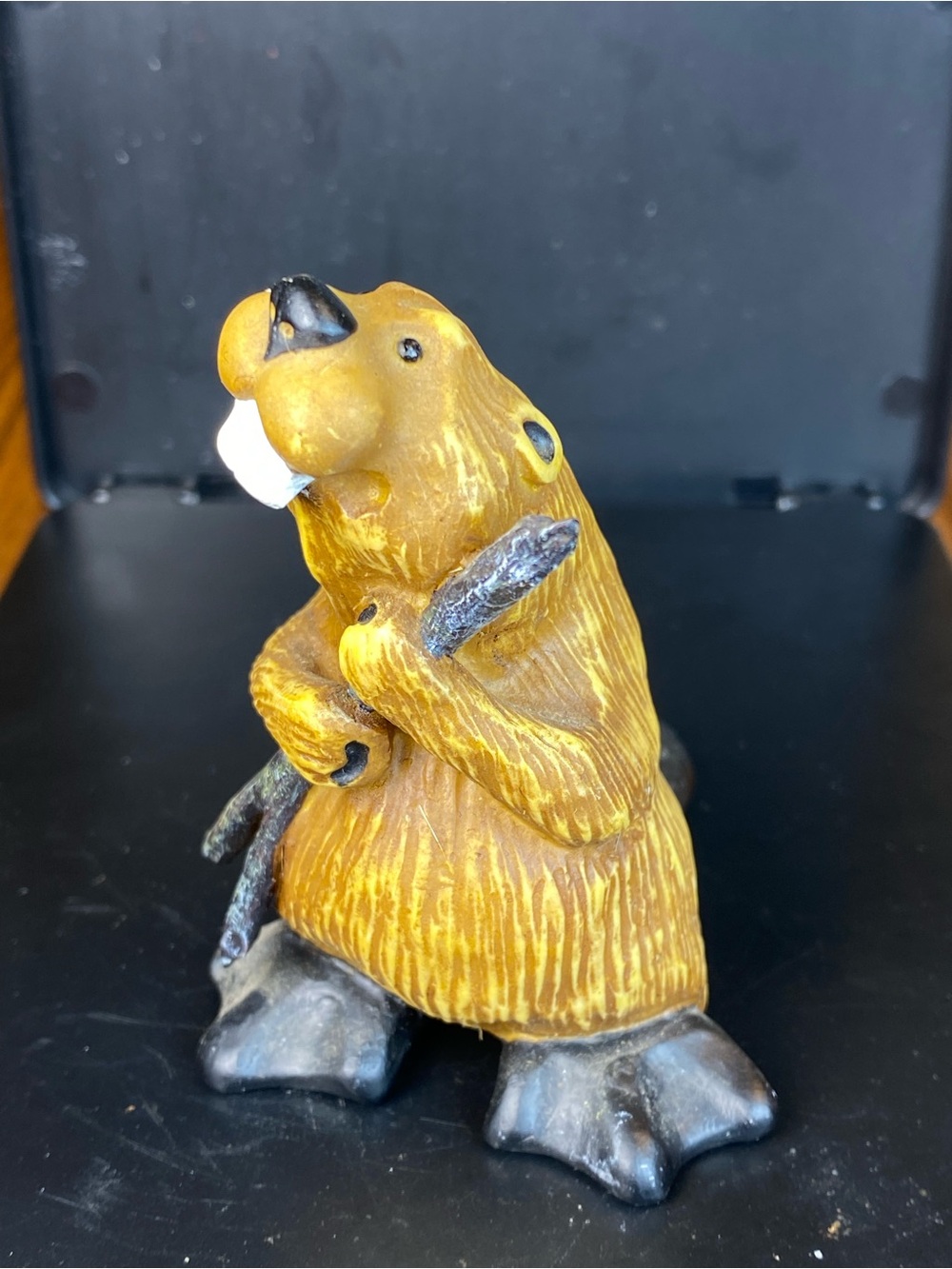 “Sassy” Beaver Figure from Bearfoots Collection - Jeff Fleming